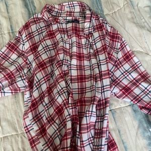 John Ashford Red White and Blue Flannel